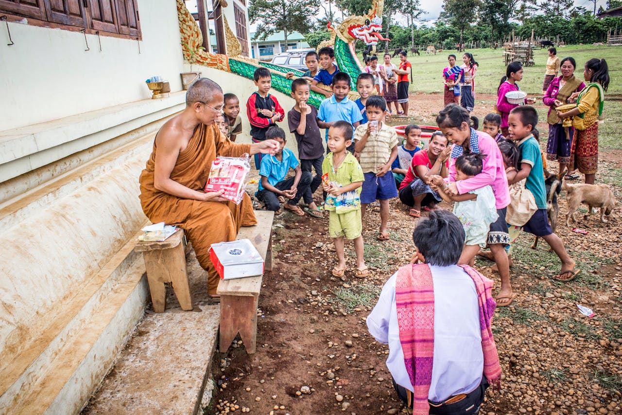 Connect spiritually with Lao greetings